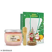 SABON 經典熱銷身體磨砂膏(600g)[加贈擴香擺飾+禮袋]-聖誕交換禮物 國際航空版 玫瑰茶語