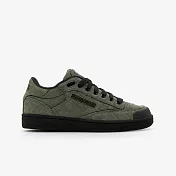 Reebok Club C Bulc [100070179] 男 休閒鞋 經典 復古 麂皮 舒適 百搭 橄欖綠 黑