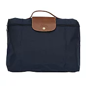 LONGCHAMP S號 LE PLIAGE手提公事包 (海軍藍)