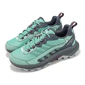 Merrell 戶外鞋 Speed Strike 2 GTX 女鞋 綠 灰 防水 低筒 抓地 戶外 登山鞋 ML038410