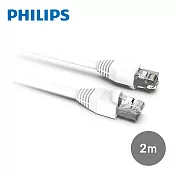 【Philips 飛利浦】Cat 6 2M 10GPS 高速傳輸網路線(SWN2204G/10)