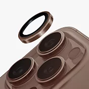 UNIQ OPTIX iPhone16Pro/16ProMax 藍寶石+不鏽鋼鏡頭貼 古銅金