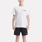 Reebok Not A Spectator Tee [100204422] 男 T恤 舒適 純棉 白紅