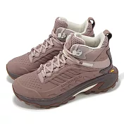 Merrell 戶外鞋 Moab Speed 2 LTR Mid WP 女鞋 玫瑰 防水鞋面 抓地 越野 登山鞋 ML038220