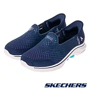 SKECHERS GO WALK 7 女 健走鞋 粉紅絲帶限定款 藍-125255WNVMT US7.5 藍色