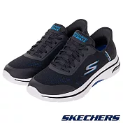 SKECHERS GO WALK ARCH FIT 2.0 男 健走鞋 黑-216604BKBL US9.5 黑色