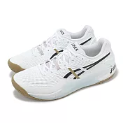 Asics 網球鞋 GEL-Resolution 9 男鞋 白 黑 棕 緩衝 穩定 運動鞋 亞瑟士 1041A453100