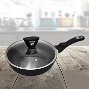 裡奇IH不沾平底鍋-附玻璃蓋-22cm-1支