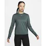 NIKE AS W NK SWIFT ELMNT DFUVCRWTOP 女 長袖上衣-FB4298338 XL 綠色