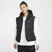 NIKE AS W NSW TF DWNFL METRO VEST 女鋪棉背心-FZ5933010 XS 黑色