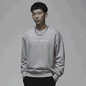 NIKE AS M J FLC CREW DR GCEL 男 長袖上衣-HQ4889041 XL 灰色