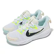 Nike 童鞋 Star Runner 4 NN PS 中童 白 黑 螢光綠 運動鞋 HQ3470-101