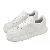 Nike 休閒鞋 Wmns Air Force 1 07 SE 女鞋 男鞋 沙色 麂皮 閃粉 AF1 HQ3499-100