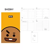 BT21 LINE FRIENDS 行事曆 記事本 文具 夾子 吸鐵夾 偶像小卡 小卡收集冊 手帳 SHOOKY手帳