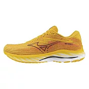 Mizuno Wave Rider 27 SW [J1GC230456] 男 慢跑鞋 運動 路跑 超寬楦 緩震 美津濃 黃