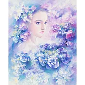 【玲廊滿藝】麗子Emily-妖精之瞳-繡球花神50x40cm