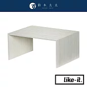 【LIKE-IT】PLUS RACK 多用途雙層木紋整理架-大 共2色 (橡木白) | 鈴木太太公司貨