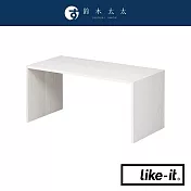 【LIKE-IT】PLUS RACK 多用途雙層木紋整理架-小 共2色 (橡木白) | 鈴木太太公司貨