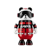 【waka waka】追夢系列 316不鏽鋼能量熊貓水壺/吸管水杯-530ml- 鴻運熊貓(紅)