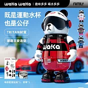 【waka waka】追夢系列 TRITAN能量熊貓水壺/吸管水杯-780ml- 鴻運熊貓(紅)