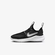 Nike Flex Runner 3 PS [FN1449-005] 中童 慢跑鞋 運動 休閒 無鞋帶 套入式 黑白