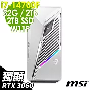 MSI MAG Infinite S3 (i7-14700F/32G/2TB+2TB SSD/RTX3060-12G/W11P)