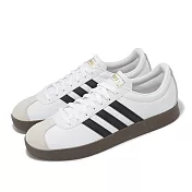 adidas 休閒鞋 VL Court Classic 男鞋 女鞋 白 黑 焦糖底 復古 愛迪達 JQ2470