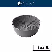 【LIKE-IT】簡約雙層瀝水籃 共2色 - 灰色 | 鈴木太太公司貨