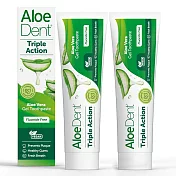 英國Aloe Dent-三重防護牙膏(無氟100ml X 2)