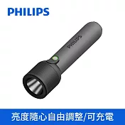 【Philips 飛利浦】400流明IP44 多段數強光手電筒 登山/露營/居家/地震/Type C充電(SFL1181)