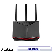 ASUS 華碩 RT-BE86U BE6800 WiFi 7 無線Gigabit 雙頻電競路由器 分享器