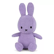 BON TON TOYS Miffy米菲兔ECO燈芯絨填充玩偶-23cm (丁香紫