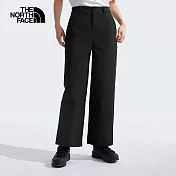 The North Face W M66 TWILL WIDE LEG PANT - AP 女縮口休閒長褲-NF0A83UXJK3 12 黑色