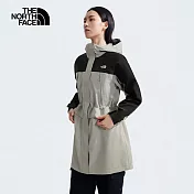 The North Face W MOUNTAIN DRYVENT PARKA - AP 女防潑水 連帽外套-NF0A87W35IF 2XL 灰色