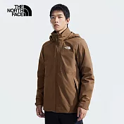 The North Face M ALITIER DOWN TRICLIMATE JACKET - AP 男兩件式外套-NF0A88RK1OI L 棕色