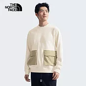 The North Face M M66 POCKET CREW - AP 男多口袋 長袖大學T-NF0A89YV4QI 3XL 白色