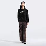 The North Face W TNF TREE LOGO RLX CREW - AP 女長袖上衣-NF0A8AT1JK3 M 黑色