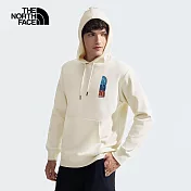 The North Face M TRIPLE DOME RLX HOODIE - AP 男長袖帽T-NF0A8ATAQLI XL 白色