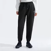 The North Face W BRUSHED TAPPER PANT - AP-女休閒長褲-NF0A8AUEJK3 L 黑色