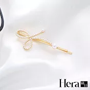 【Hera赫拉】韓國百搭珍珠邊夾 H113112002 蝴蝶結
