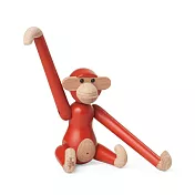 Kay Bojesen Monkey Mini 木頭迷你猴 （復古紅）