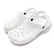 Crocs 涼拖鞋 Classic 女鞋 男鞋 白 全白 經典 克駱格 洞洞鞋 布希鞋 卡駱馳 10001100