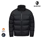 BLACKYAK 男 QUILTING短版羽絨外套 M 黑色