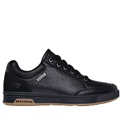 Skechers Cavell [210944BLK] 男 運動休閒鞋 皮革 防潑水 舒適 百搭 黑