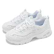 Skechers 休閒鞋 D Lites 女鞋 白 厚底 緩衝 拼接 老爹鞋 896180WHT