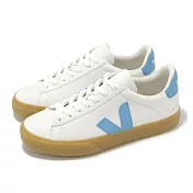 Veja 休閒鞋 Campo Chromefree Leather 女鞋 白 藍 皮革 膠底 經典 小白鞋 CP0503645A