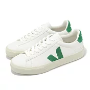 Veja 休閒鞋 Campo Chromefree Leather 女鞋 白 綠 皮革 經典 小白鞋 CP0503690A