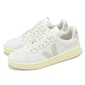 Veja 休閒鞋 V-90 O.T. Leather 女鞋 白 米白 奶油底 皮革 經典 小白鞋 VD2003655A 25.5cm EXTRA WHITE/NATURAL