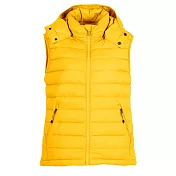 【荒野wildland】女700FP可拆帽輕暖羽絨背心200蒲公英黃 S 蒲公英黃