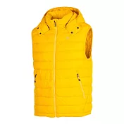 【荒野wildland】男700FP可拆帽輕暖羽絨背心蒲公英黃 M 蒲公英黃